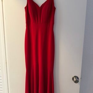 Chic Scarlet Maxi Dress